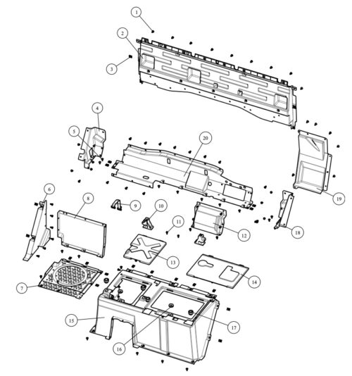 Cockpit panel UT6 ABS 2025