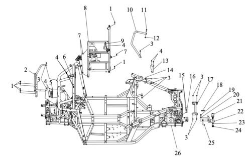 Ramme UT6 ABS 2025