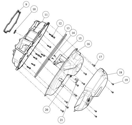 CVT cover UT6 ABS 2025
