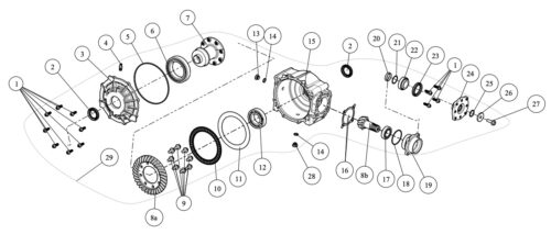 Bakaksel Uten Diff AT6 L 2021
