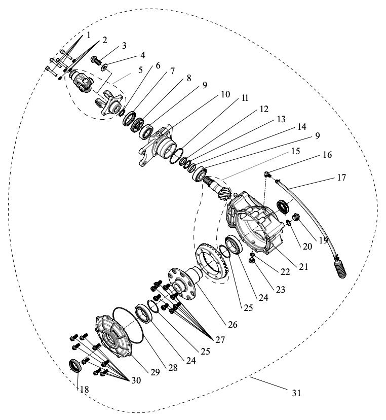 Jn bakaksel uten diff AT6 L 2022