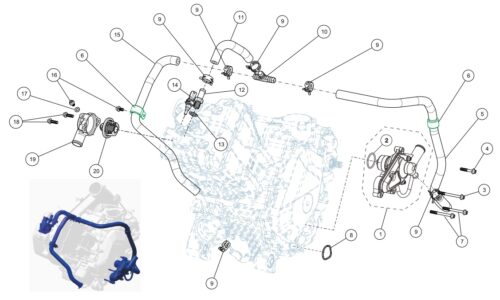 Motor Kjølesystem AT6 L 2022