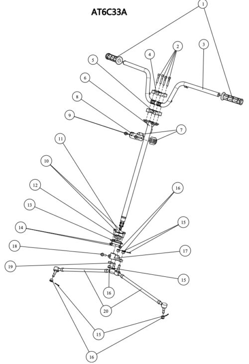Styresystem uten servo AT6 L 2022