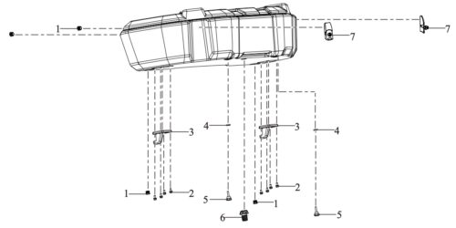 Front cargo box deler AT6 L 2024