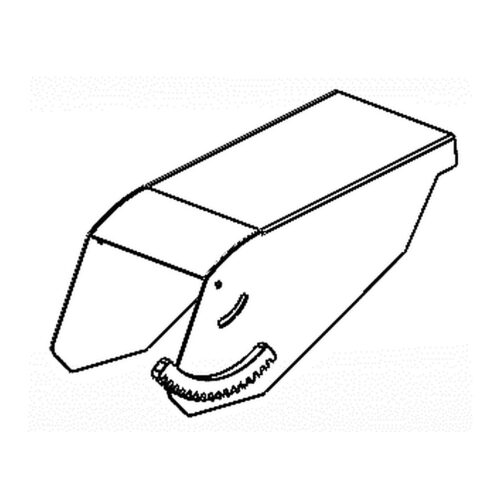 Utkasterrenne deflektor – varenummer 74131076